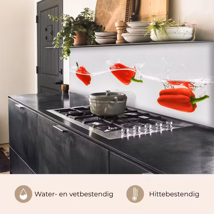 Splash - Groente - Rood keuken achterwand 2 middel -usp_NL