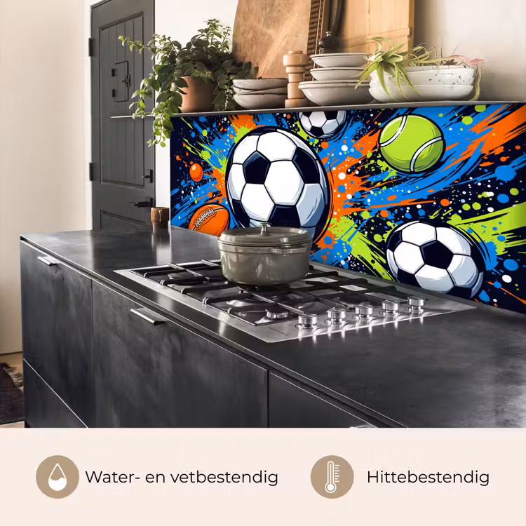 Sport - Ballen - Kleurrijk keuken achterwand 2 middel -usp_NL