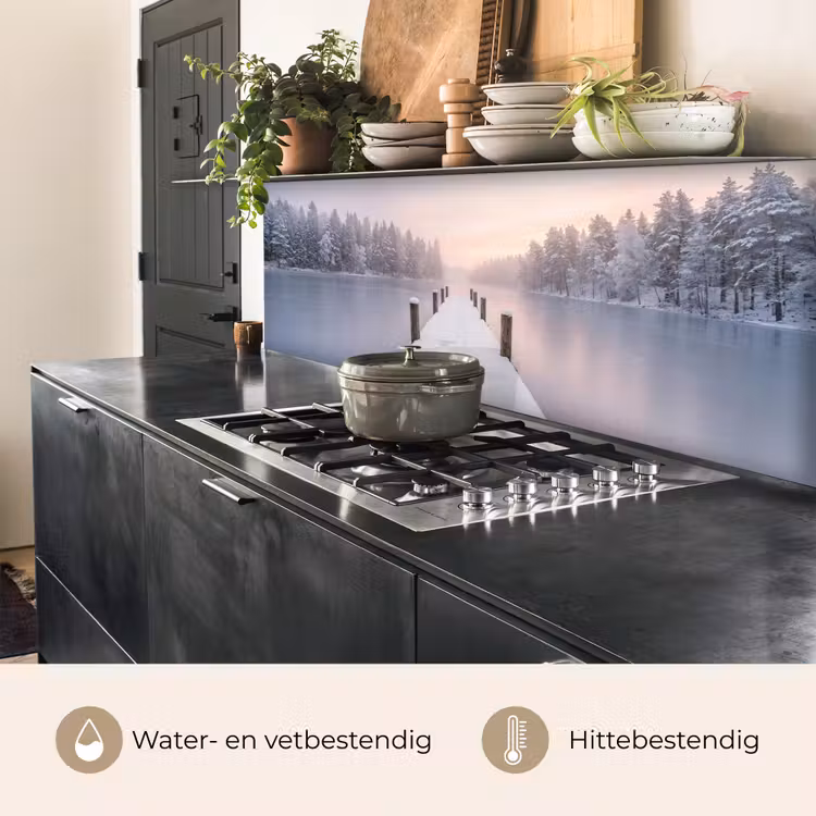 Steiger - Meer - Mist - Winter - Serene keuken achterwand 2 middel -usp_NL