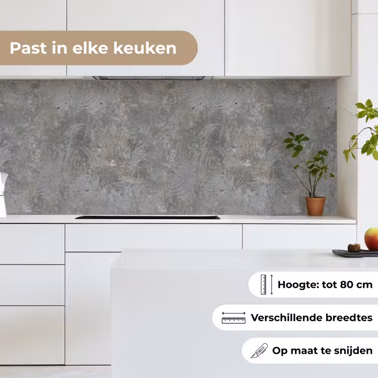 Stenen - Beton - Patronen keuken achterwand 2 middel 871 -sfeer4_NL