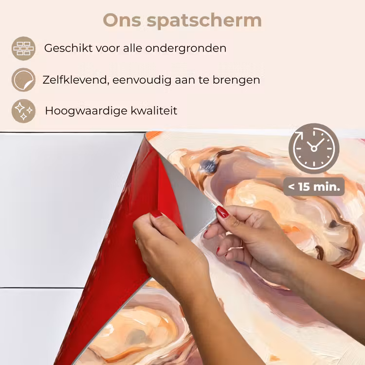 Stilleven - Citroenen - Oesters - Abstract - Oranje keuken achterwand spatscherm klein -spatscherm_NL