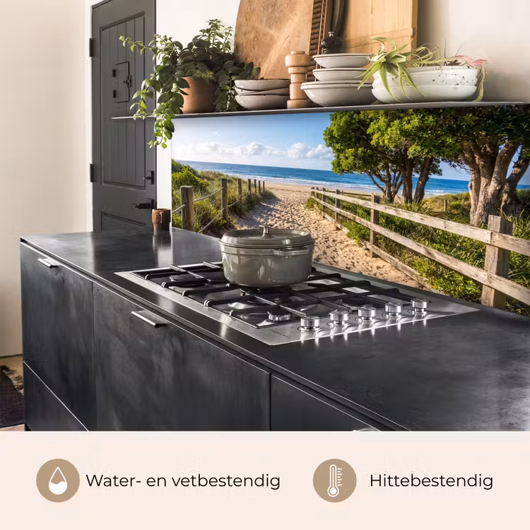 Strand - Zandpad - Oceaan - Natuur keuken achterwand 2 middel -usp_NL