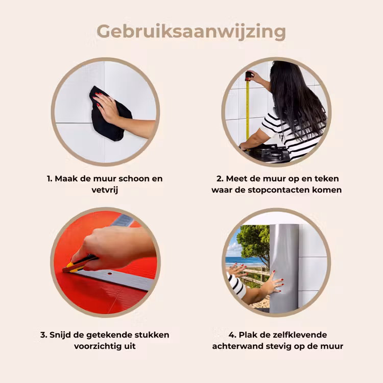 Strand - Zandpad - Oceaan - Natuur keuken achterwand 2 middel -gebruiksaanwijzing_NL