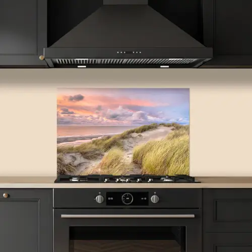 Strand - Zee - Duin - Zonsondergang keuken achterwand spatscherm klein -sfeer1