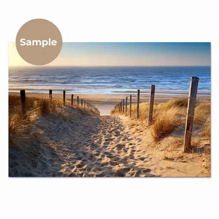 Strand - Zee - Nederland - Duinen - Zon keuken achterwand sample klein -3d