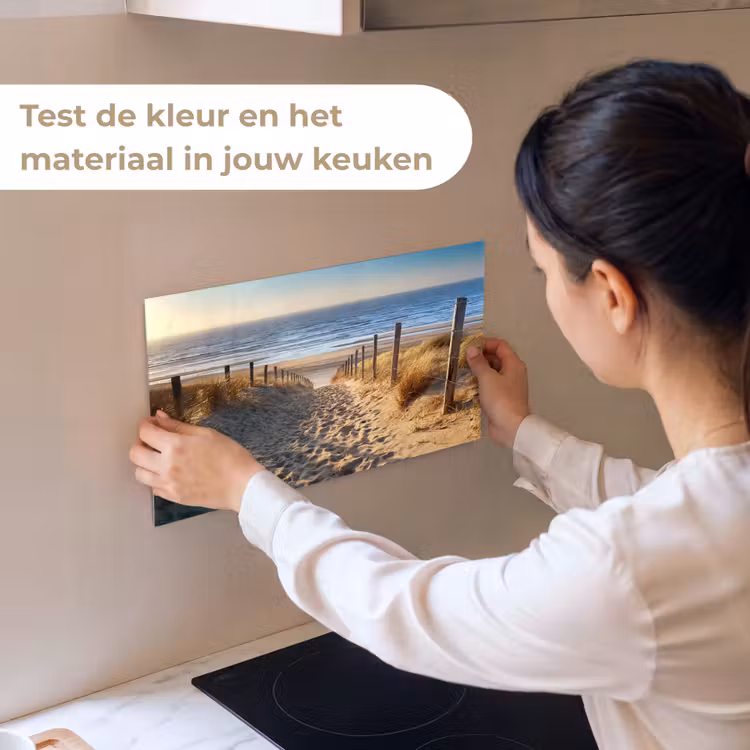Strand - Zee - Nederland - Duinen - Zon keuken achterwand sample klein -USP_sampleNL