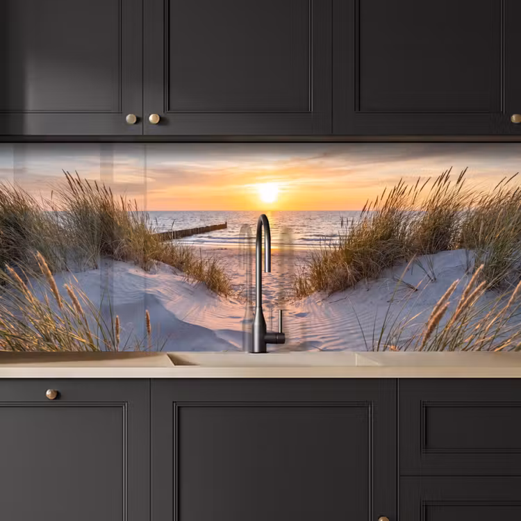 Strand - Zonsondergang - Natuur - Landschap keuken achterwand 2 middel -sfeer1