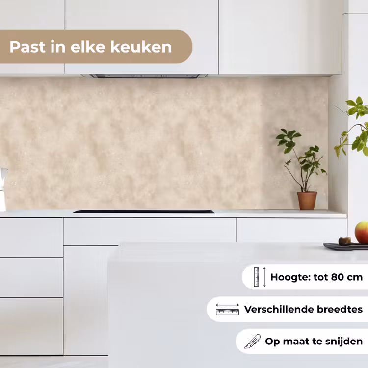 Structuur - Spikkels - Beige keuken achterwand 2 middel 871 -sfeer4_NL