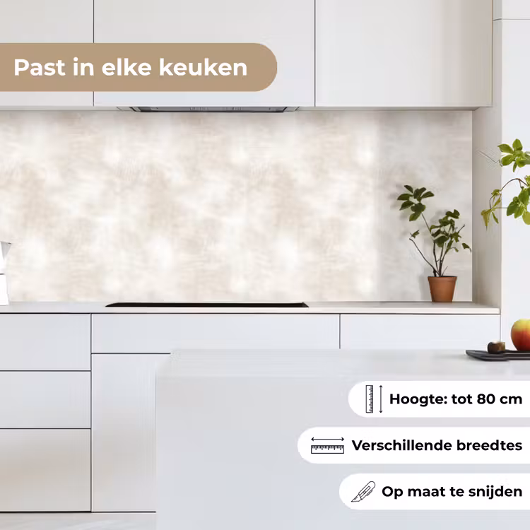 Subtiel - Structuur - Beige keuken achterwand 2 middel 871 -sfeer4_NL