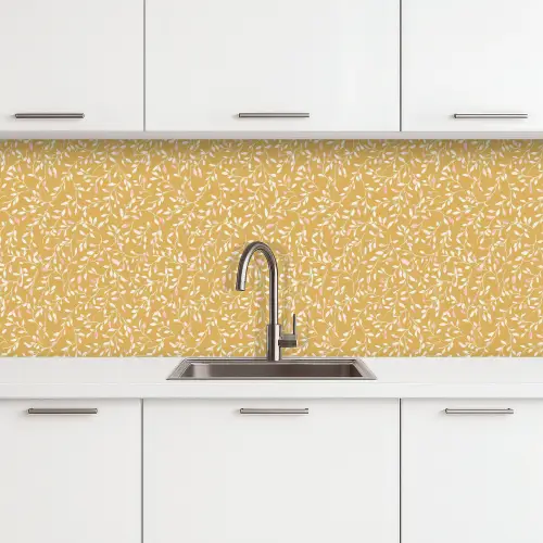 Takjes - Patroon - Oker keuken achterwand 2 middel 871 -3d