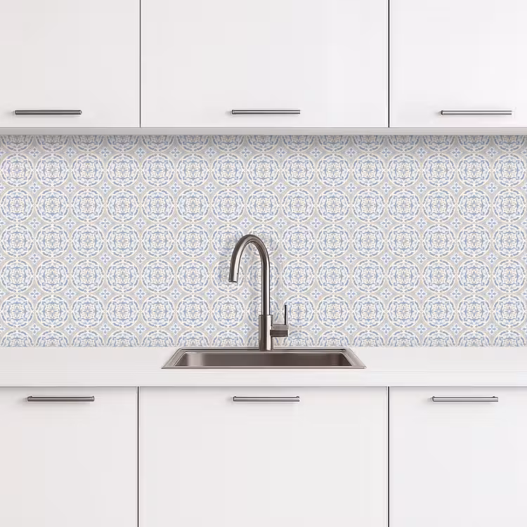 Tegel - Patroon - Meerkleurig keuken achterwand 2 middel 871 -3d
