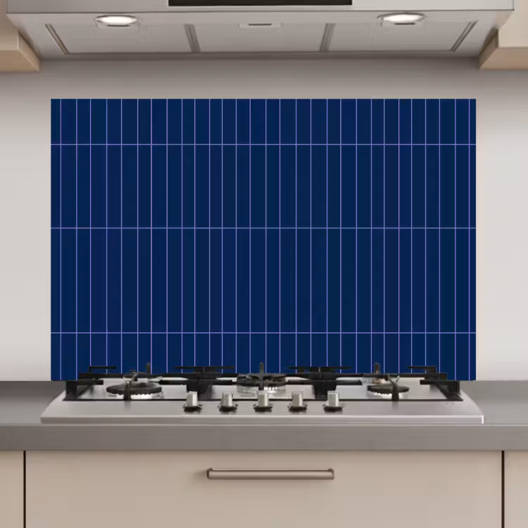 Tegels - Langwerpig - Blauw keuken achterwand spatscherm klein 900 -3d_website