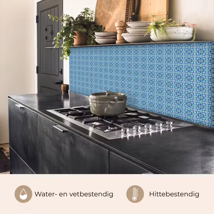 Tegels - Mozaïek - Turquoise - Blauw keuken achterwand 2 middel 871 -usp_NL