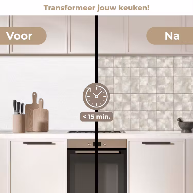 Tegels - Natuurlijk - Grijs keuken achterwand 2 middel 871 -voor-na2_NL