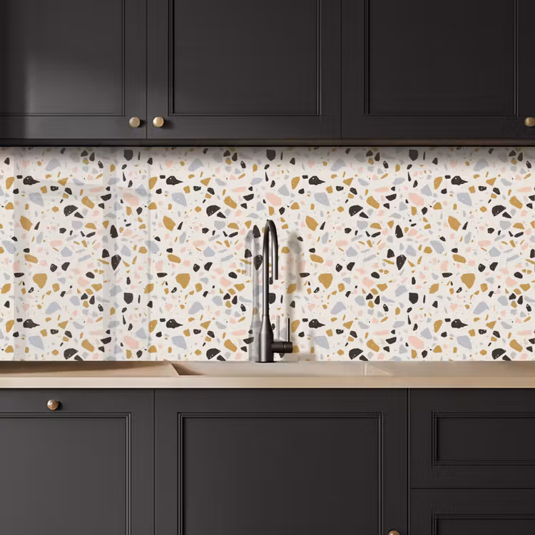 Terrazzo -  Patroon - Neutraal - Zacht - Multi keuken achterwand 2 middel 871 -sfeer1