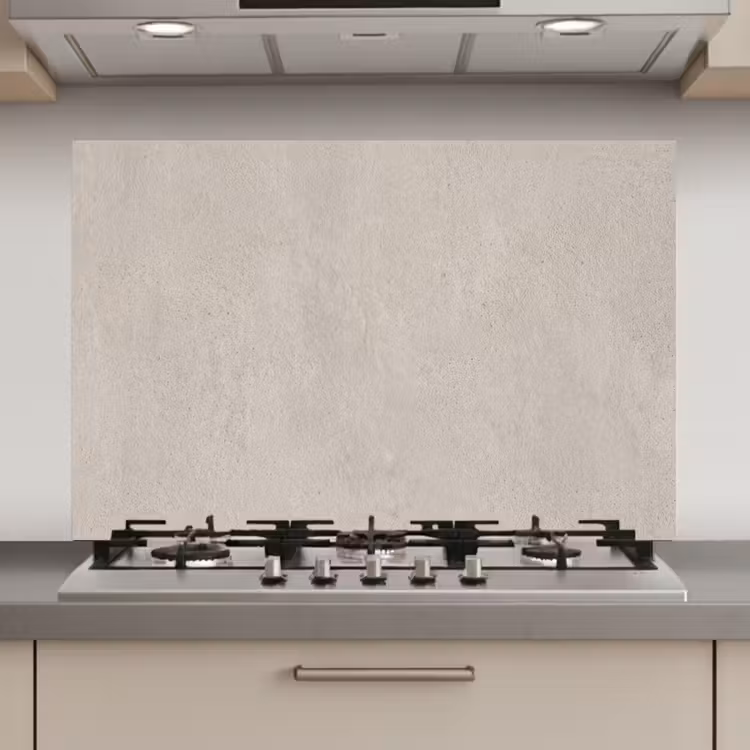 Textuur - Effen - Abstract - Beige keuken achterwand spatscherm klein -3d_website