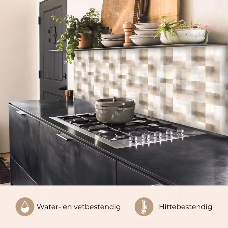 Textuur - Linnen - Beige keuken achterwand 2 middel 871 -usp_NL