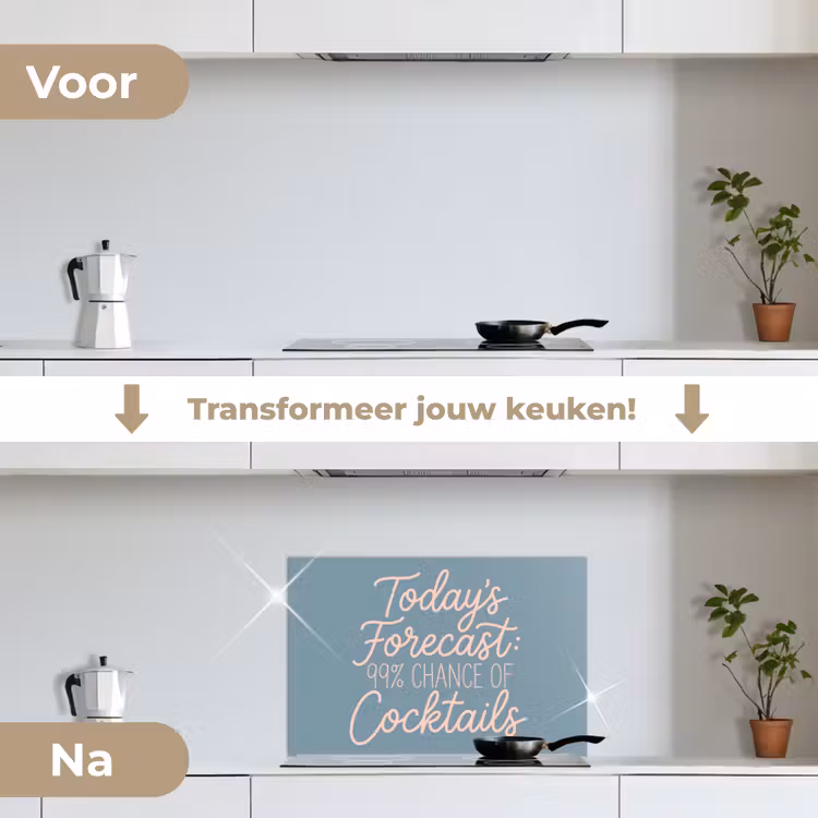 Today's Forecast - Cocktails - Blauw keuken achterwand spatscherm klein -voor_na_NL