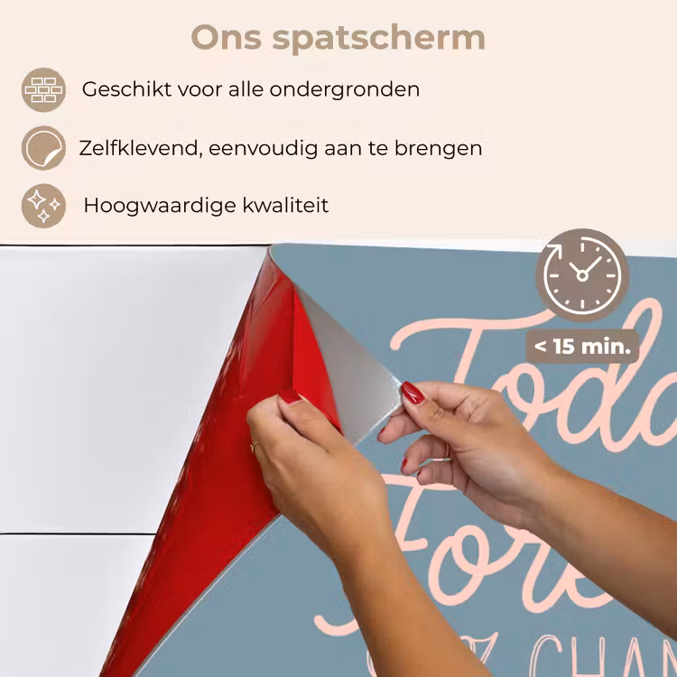 Today's Forecast - Cocktails - Blauw keuken achterwand spatscherm klein -spatscherm_NL