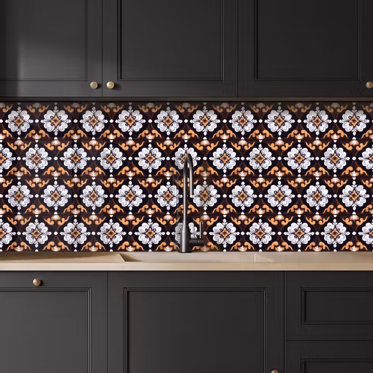 traditioneel - Element - Kleurrijk keuken achterwand 2 middel 871 -sfeer1