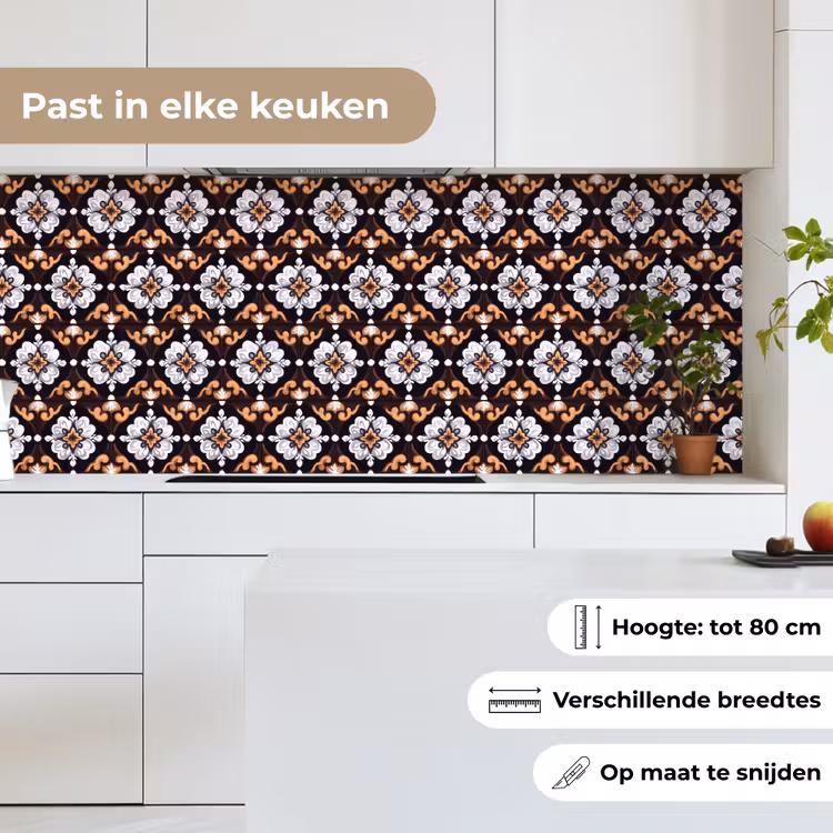 traditioneel - Element - Kleurrijk keuken achterwand 2 middel 871 -sfeer4_NL