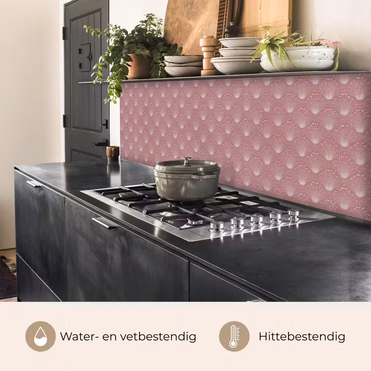 Trendy - Patroon - Roze keuken achterwand 2 middel 871 -usp_NL