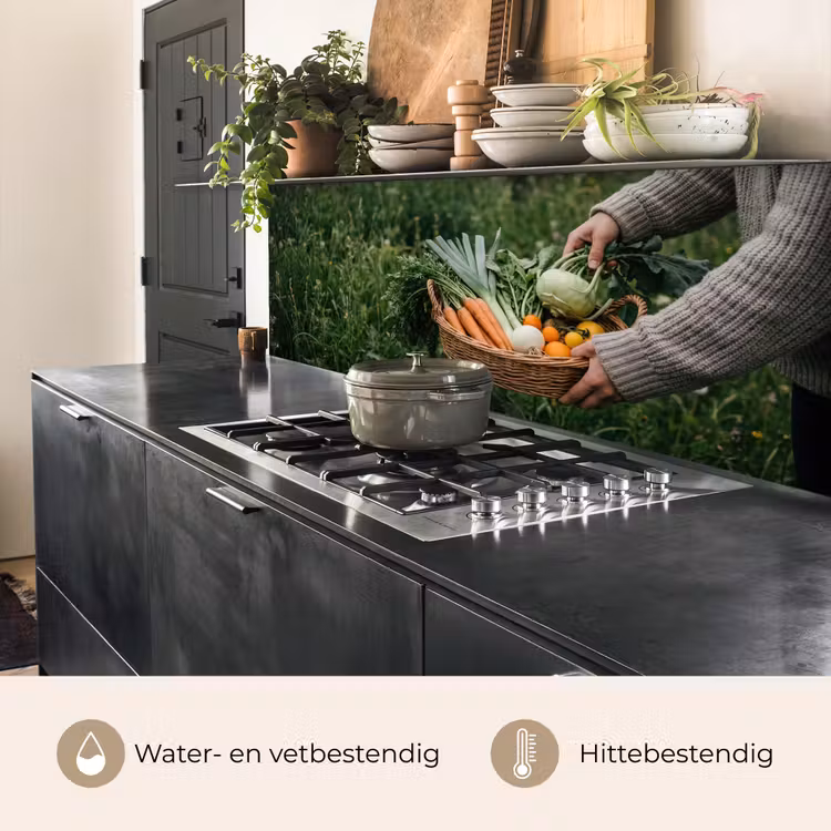 Veld - Groenten - Biologisch - Oogst keuken achterwand 2 middel -usp_NL