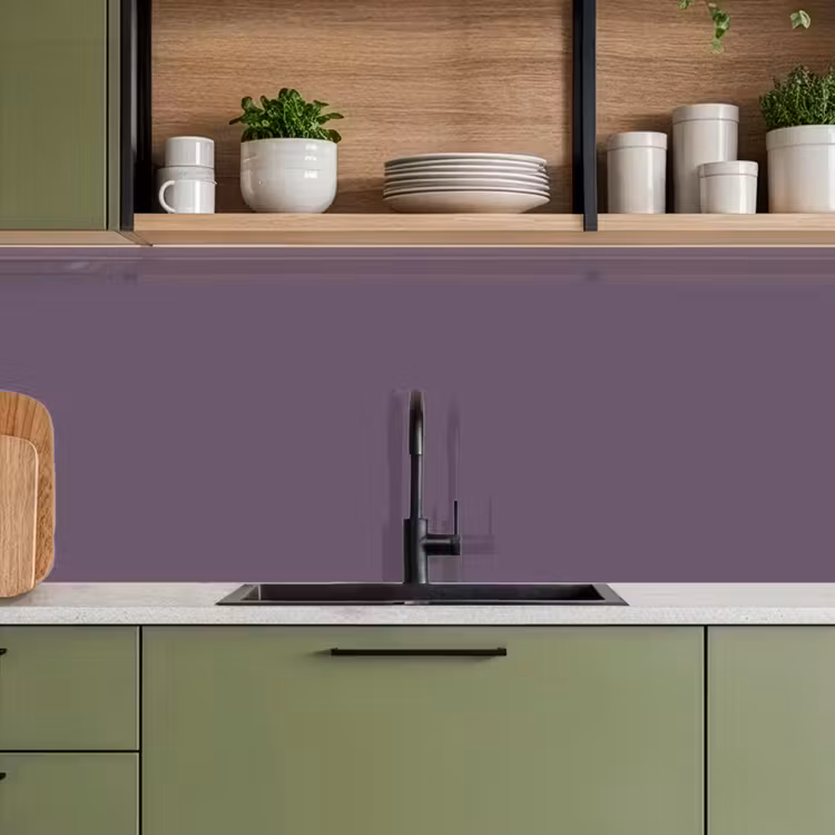 Velvet - Aubergine - Paars keuken achterwand 2 middel 871 -sfeer3