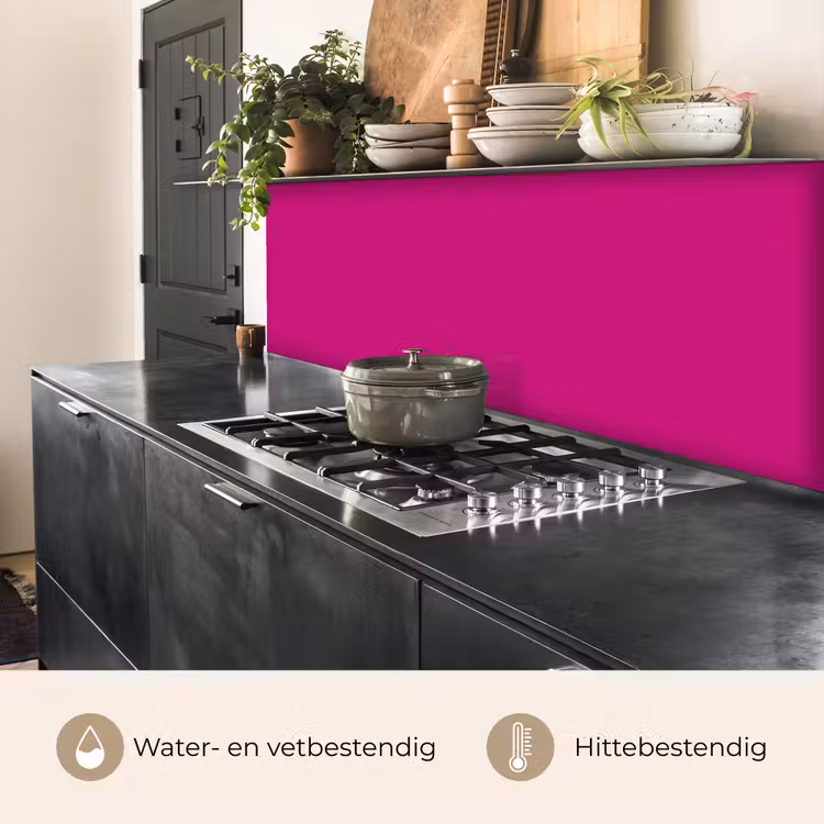 Velvet - Magenta - Roze keuken achterwand 2 middel 871 -usp_NL