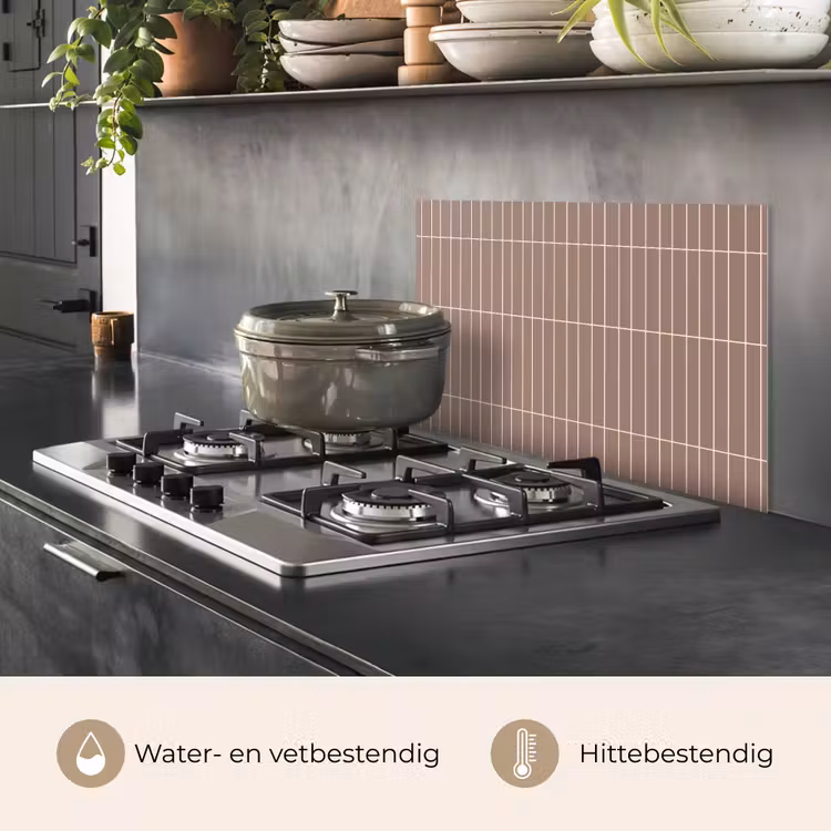 Verticaal - Wandtegel - Terracotta keuken achterwand spatscherm klein 900 -usp_NL