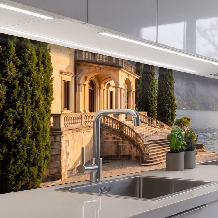 Keuken achterwand - Villa - water -trappen - Villa - water -trappen keuken achterwand 2 middel
