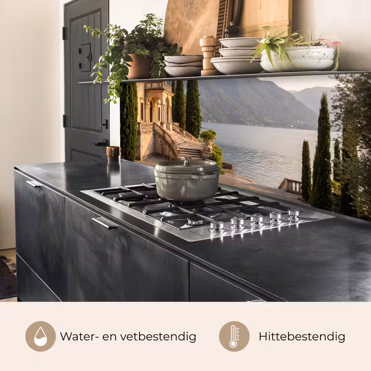 Keuken achterwand - Villa - water -trappen - Villa - water -trappen keuken achterwand 2 middel