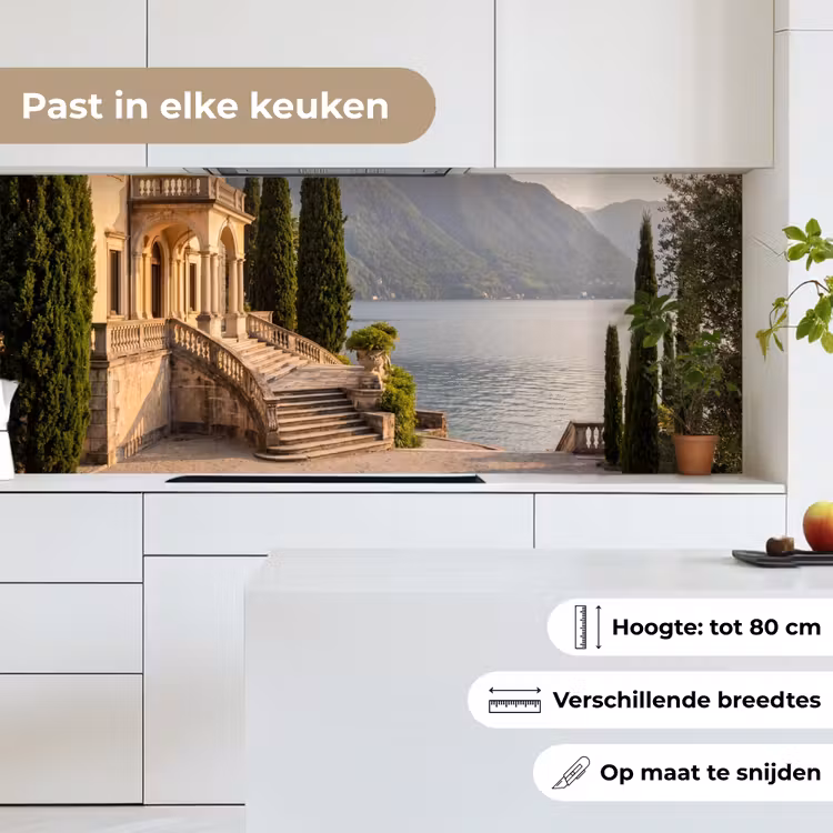 Keuken achterwand - Villa - water -trappen - Villa - water -trappen keuken achterwand 2 middel