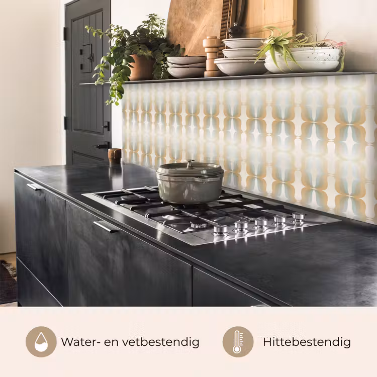 Vintage - Jaren 60 - Patronen - Ornament keuken achterwand 2 middel 871 -usp_NL