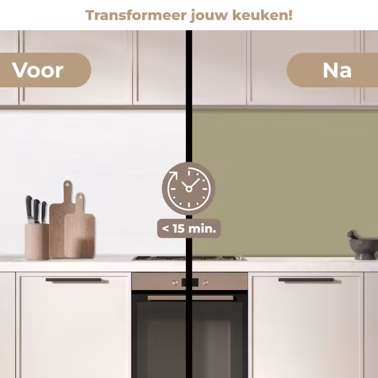 Vintage - Sage - Groen keuken achterwand 2 middel 871 -voor-na2_NL