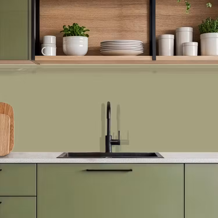 Vintage - Sage - Groen keuken achterwand 2 middel 871 -sfeer3
