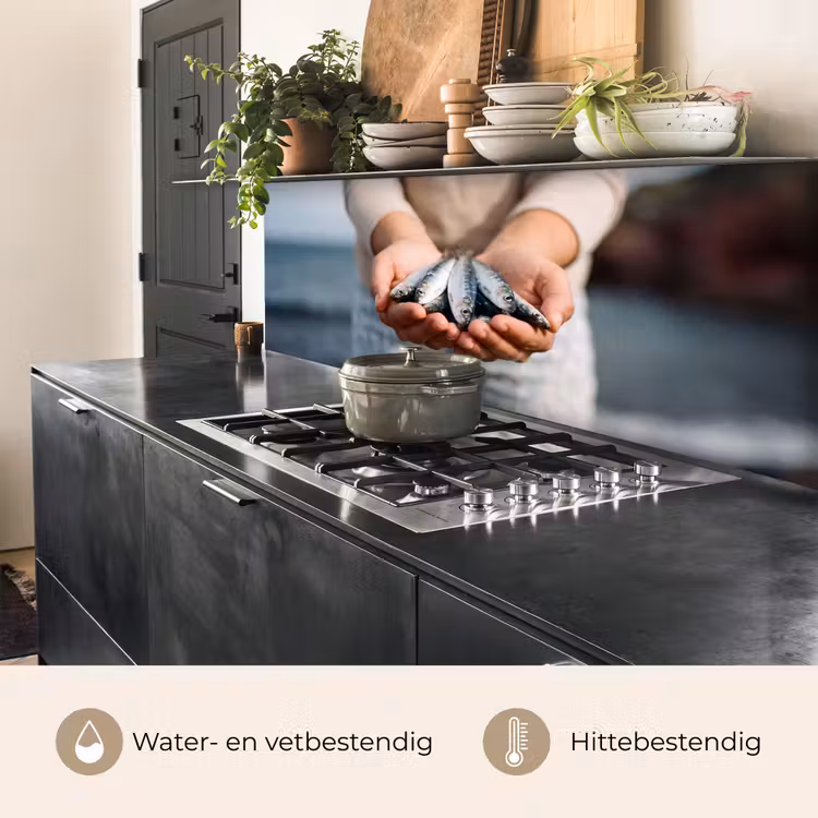 Keuken achterwand - Vis - Handen - Natuur - Vis - Handen - Natuur keuken achterwand 2 middel