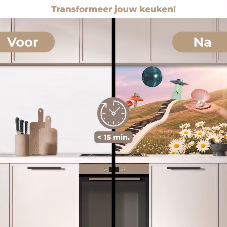 Keuken achterwand - Vis - Natuur - Abstract - Vis - Natuur - Abstract keuken achterwand 2 middel