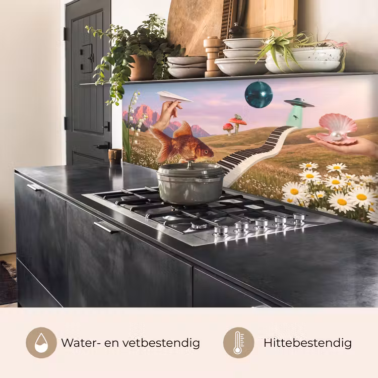 Keuken achterwand - Vis - Natuur - Abstract - Vis - Natuur - Abstract keuken achterwand 2 middel