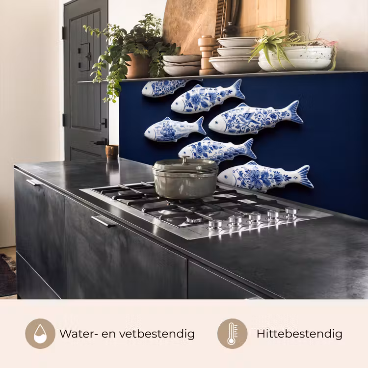 Vissen - Delfts - Blauw - Keramiek keuken achterwand 2 middel -usp_NL