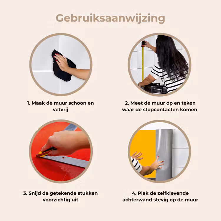 Vivid - Amber - Geel keuken achterwand 2 middel 871 -gebruiksaanwijzing_NL