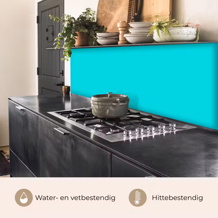 Vivid - Aquamarine - Turkoois keuken achterwand 2 middel 871 -usp_NL