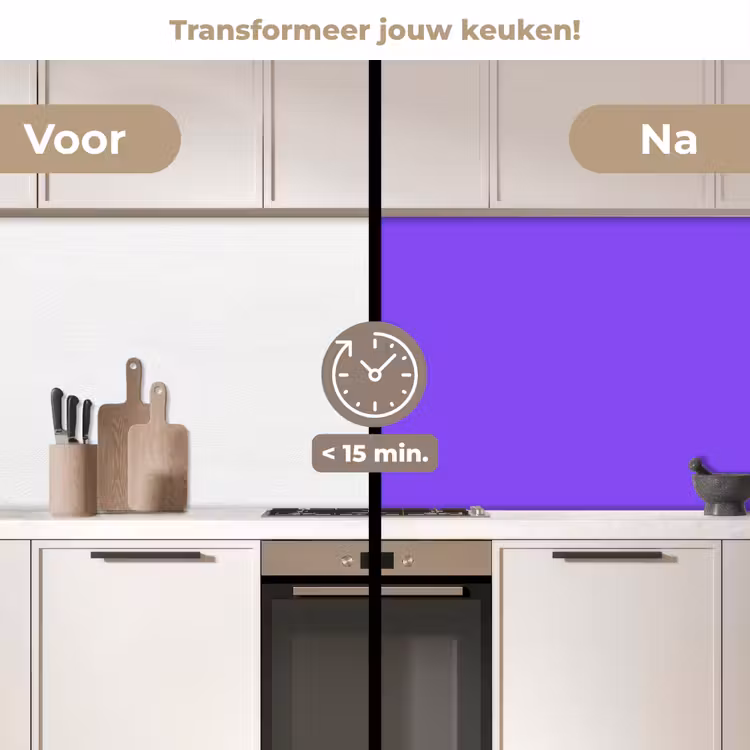 Vivid - Violet - Paars keuken achterwand 2 middel 871 -voor-na2_NL
