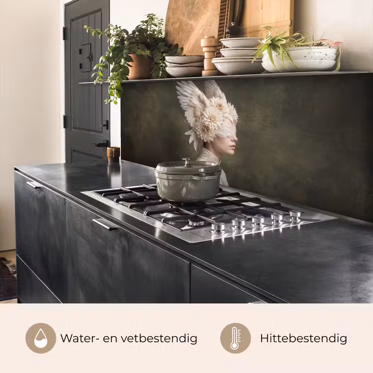 Vleugels - Vrouw - Wit keuken achterwand 2 middel -usp_NL