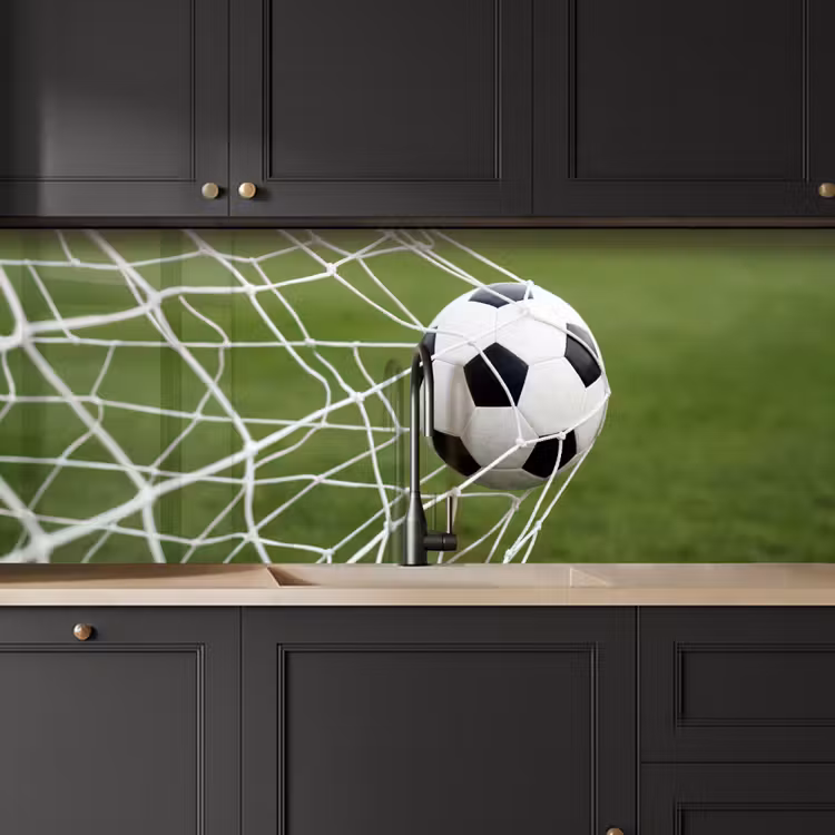 Voetbal - Goal - Net - Sport keuken achterwand 2 middel -sfeer1