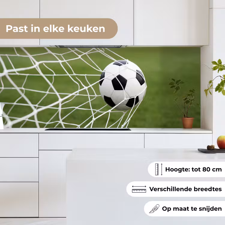 Voetbal - Goal - Net - Sport keuken achterwand 2 middel -sfeer4_NL
