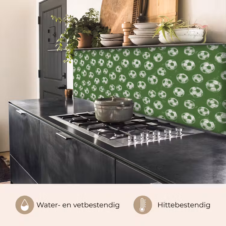 Voetbal - Sport - Groen keuken achterwand 2 middel 871 -usp_NL