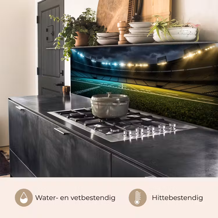 Voetbal - Stadion - Nacht - Modern keuken achterwand 2 middel -usp_NL