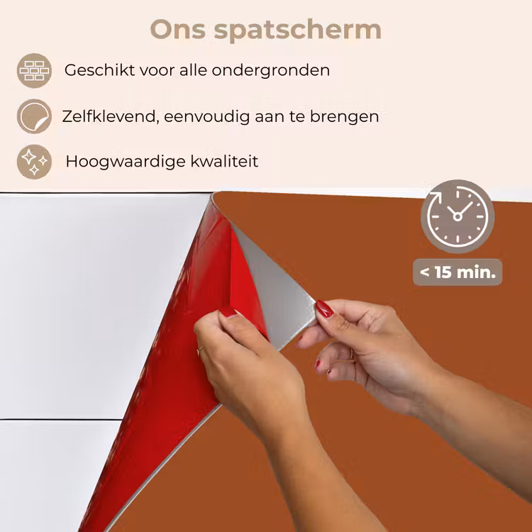 Vurige Verstilling keuken achterwand spatscherm klein -spatscherm_NL