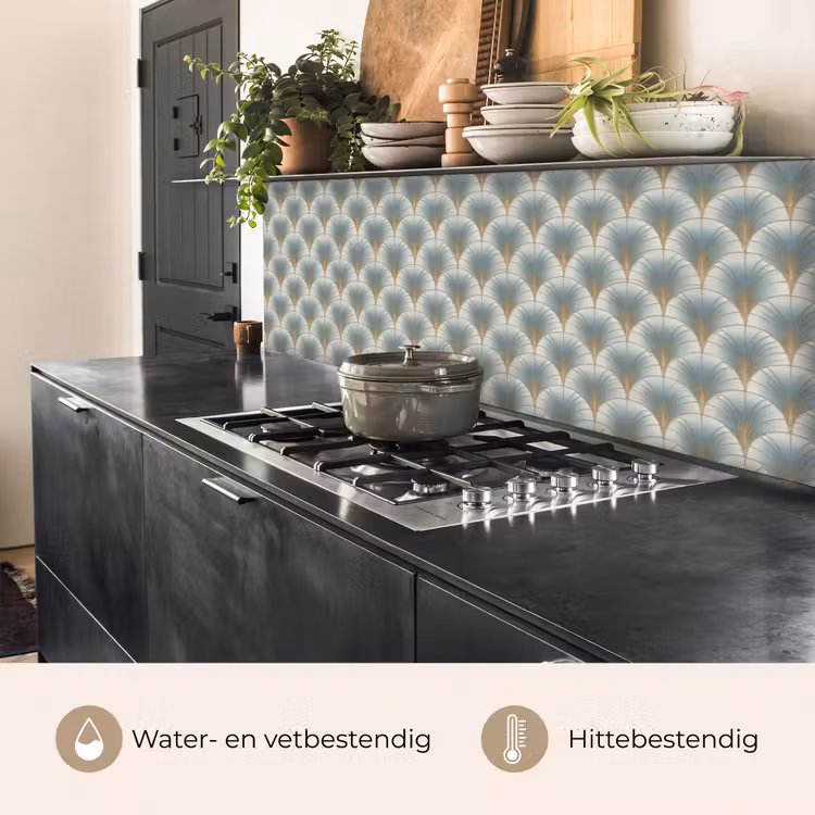 Waaier - Klassiek - Blauw keuken achterwand 2 middel 871 -usp_NL